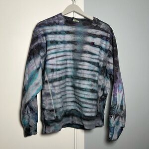 Champion Tie Dye Crewneck Sweatshirt Y2K Vintage